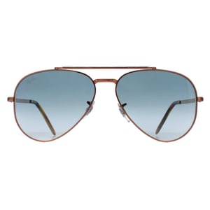 Ray-Ban Aviator Unisex Gepolijst Roségoud Blauw Kleurverloop RB3625 New Aviator