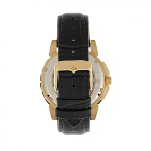 Reign Philippe Automatische Skeleton Leerband Horloge