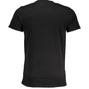 Cavalli Class Bold Witte Logo Zwarte T-Shirt
