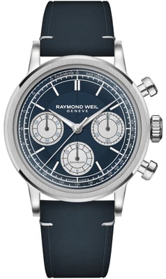 Raymond Weil Millesime Heren Blauwe Horloge 7765-STC-50651