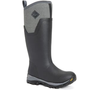 Muck Laarzen Arctic Ice Tall Rubber Zwart/Grijs Geometrische Wellington Laarzen