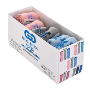 Set-6 anti-slip kindersokken LPG2002