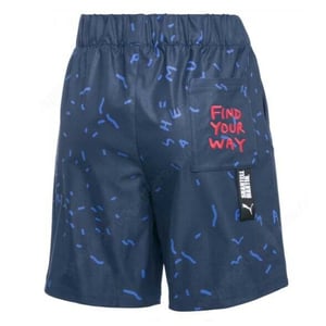 Puma x Shantell Martin Vrouwen AOP Navy Korte Broek