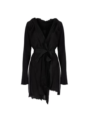 La Haine Inside Us Cardigan Asymmetric Vrouw zwart