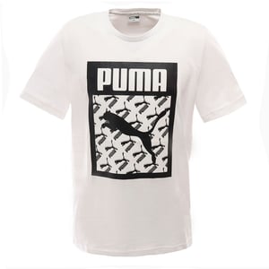 Puma Logo Fill Heren Wit T-Shirt