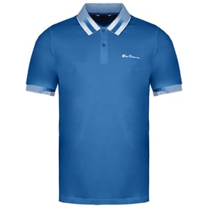 Ben Sherman Kraag Rente Heren Blauw Polo Shirt