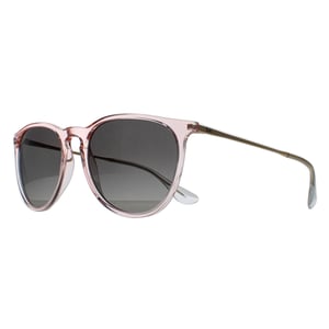 Ray-Ban Ronde Dames Transparant Roze Grijs Gradiënt RB4171 Erika