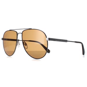 Ted Baker TB1691 Maeve 901 gunmetal met zwart geverfde rand bruine zonnebril