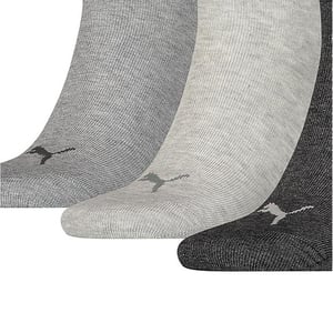 Puma Unisex Kwartaaltraining voor volwassenen (Pakket van 3) (Grijs)