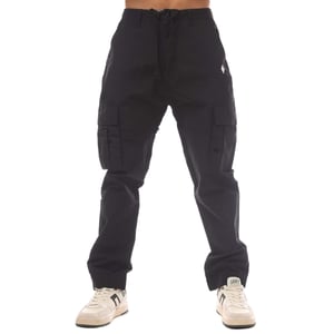 Herenbroek Marcelo Burlon Cross Nylon Cargo in Zwart-Wit