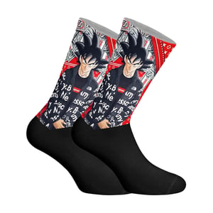Lange uniseks sokken met elastische print