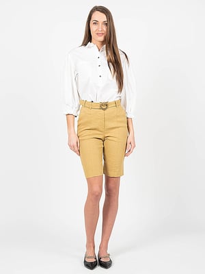 Pinko shorts Bellona Vrouw beige