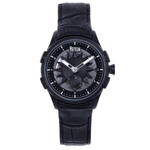 Reign Solstice Automatisch semi-skelet horloge - zwart