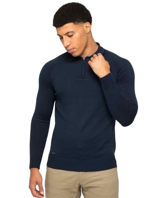 Enzo Milano heren polotrui met halve rits