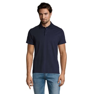 SOLS Heren Prescott Jersey Poloshirt (Franse marine)