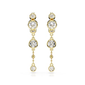 Swarovski 'Imber' Dames Gouden Geplateerde Metalen Dangle Oorbellen - Goud 5680097