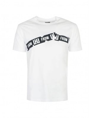 Les Hommes T-shirt Mannen Wit