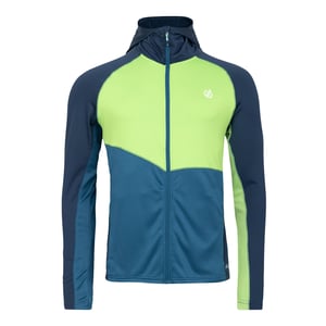 Dare 2B Heren Assimilate II Core Stretch Midlayer (Maanlicht Denim/Groene Flash)