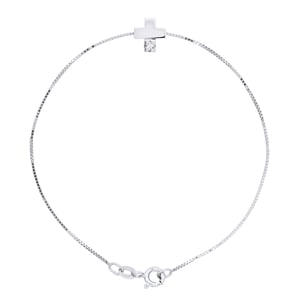 Diamond Bracelet CROSS Natural 0,030 Cts 925