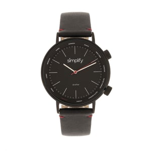Vereenvoudig het 3300 horloge met leren band