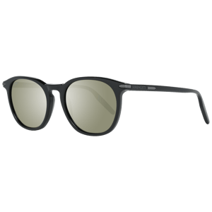 Serengeti ronde unisex glanzende zwart mineraal gepolariseerd 555 nm arlie
