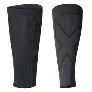 2XU Compressie Unisex Kuitbeschermers Titanium/Zwart