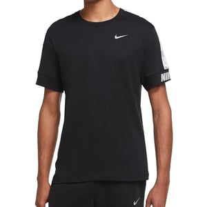 Nike Heren NSW Repeat T-shirt Zwart