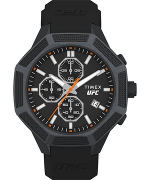 Timex Ufc King Chrono Heren Horloge Zwart TW2V87200