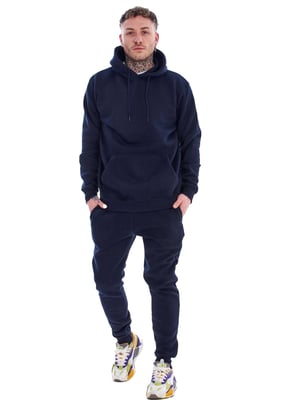 Kruze Heren Pullover Hoodie Tracksuit Set