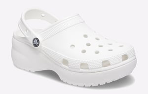 Klassieke plateau muiltjes - Crocs - Wit
