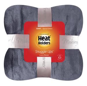 Heat Holders - Gigantische winter thermisch gevoerde deken - Antiek Zilver