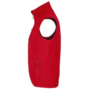 SOLS Dames/dames Falcon Softshell gerecyclede bodywarmer (Peperrood)