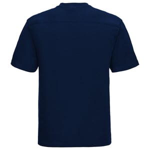Russell Europa Heren Werkkleding Korte Mouwen Katoenen T-Shirt (Franse marine)