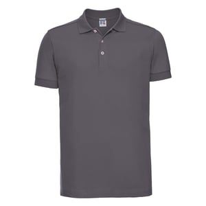 Russell Heren Rekken Korte Mouw Poloshirt (Konvooi Grijs)