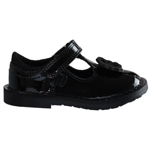 Kickers T-Bar Flutter kinderschoenen zwart