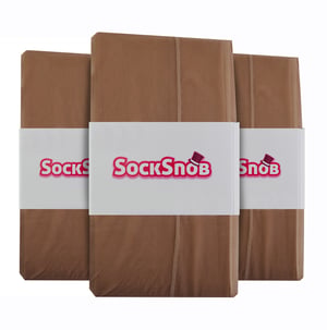 Sock Snob - Womens Seamed Panty's 3 Pack 40 Denier - Naakt / Naakt