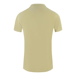 Aquascutum Boxed Logo Beige Polo Shirt