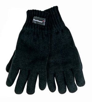 Dunsulate 3m 40 gram thermo winterhandschoenen voor kinderen - Zwart