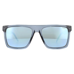Hugo Door Hugo Boss Zonnebril HG 1069/S PJP 3J Crystal Blauw Blauw Mirror