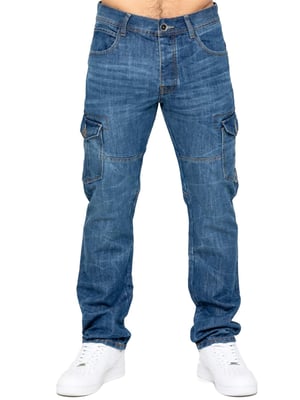 Enzo | Heren Rechte Benen Jeans