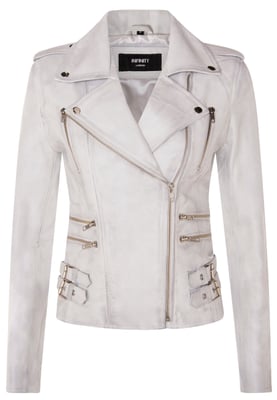 Dames leren Brando bikerjack-Loddon