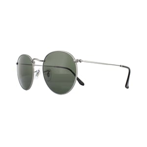 Ray-ban zonnebril rond metaal 3447 029 Gunmetal Green