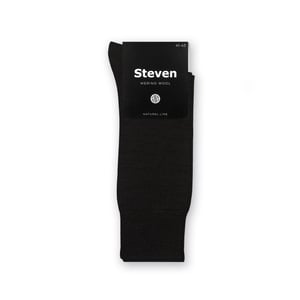 Steven - Heren 1 Paar Originele Merino Wol Sokken voor de Winter - Zwart