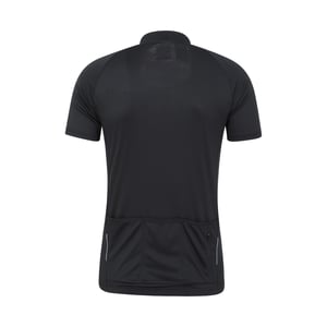 Mountain Warehouse Heren Roubaix Full Zip Fietstop (Jet Zwart)