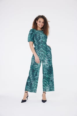 Jumpsuit met luipaardprint Nia