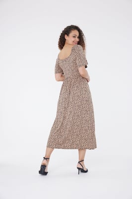Kira Stippenprint Jurk