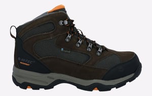Hi-Tec Storm Wide Heren Wandelschoenen Van Donkerbruin/Donker Taupe Suède