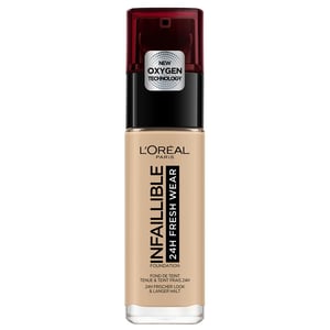 L'Oreal Paris Infallible 24U Freshwear Liquid Foundation 125 Natuurlijke Roze, SPF 25