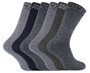 Set van 6 ademende katoenen wandelsokken voor heren - Pack 2