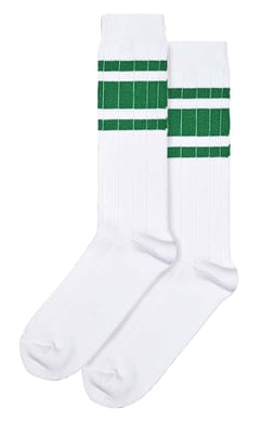 1 Pack Grappige Chunky Sokken | Happy Socks | Grappige Geribbelde Sokken - Groen